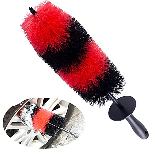 Stone Banks Car Alloy Wheel Brush - Premium 17 Inch Large Cleaning Tool for Car, Motorcycle and Bicycle Rims