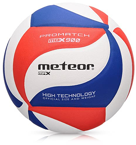 Volleyboll Volleybollar för barn vuxna och kvinnor, storek 4 5 perfekt anpassad till barnens händer, idealisk volleyboll för att träna mjuk volleyboll med halkfri yta METEOR