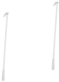 UPKOCH 2pcs aluminum alloy curtain rod long blind grips manual draw rod for cordless blinds curtain Metal curtain rod plastic small pole push and pull Roman pole