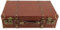 Pssopp Mini-Lederkoffer, Tragbarer Kleiner Koffer, 45,7 X 26,9 X 12,4 cm, Retro-Dekorationsbox, Dreidimensionaler Dekorativer Näh-Aufbewahrungskoffer für Zuhause, Reisen oder den