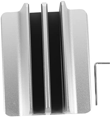 CAXUSD Vertikaler Laptop-ständer Aus Aluminiumlegierung rutschfeste Silikonmatte Platzsparendes Desktop-Organizer Für Notebook-aufbewahrung