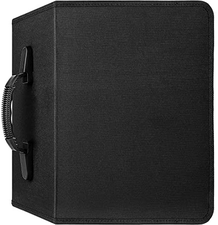 JF HOME BLISS 400 CD Storage Case Disc Carry Case Capacity Carrying Case Portable Storage Bag for CD DVD Storage Protection (400)