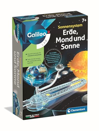 Galileo Lab Sonnensystem - Erde, Mond und Sonne - Das Weltall spielerisch erforschen für Kinder ab 7 Jahren von Clementoni 59437
