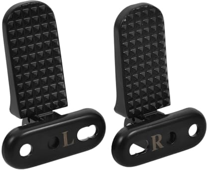 ABOOFAN Pédales Pliantes pour Cyclomoteur Électrique Repose-Pieds Arrière 43-51Mm Distance De Trou Confort Et Stabilité Facile À Transporter