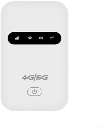 MeevrgR Router WiFi móvil 4G/5G - 300Mbps LTE, batería de 3000 mAh - Portátil 11 x 7 x 2 cm - Ranura para tarjeta SIM - para viajes y exteriores