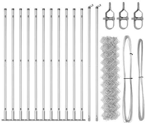 vidaXL Clôture en Treillis métallique Ensemble de 2 Galvanisé