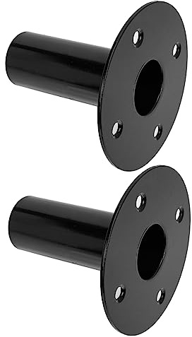 Operitacx 2piezas Bases De Altavoz De Hierro Soportes Metálicos Antivibración para Altavoces De Home Cinema y Amplificadores Bandeja Estable con Protección para Suelos y Mejora De Sonido