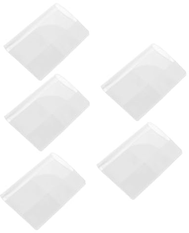 iplusmile Custodia Trasparente per Passaporto in Plastica Pvc, Set da 5 Pezzi Portapassaporto Leggero e Resistente, Organizer Documenti da Viaggio per Famiglie e Viaggiatori Frequenti