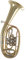 Roy Benson Bb-Tenorhorn TH-201 (Premium Kompaktmodell, mit Ø 24 cm Messing Schallstück, langlebigem Goldmessing Mundrohr, Neusilber Zügen, in lackiertem Finish, inkl. leichtem Formetui)