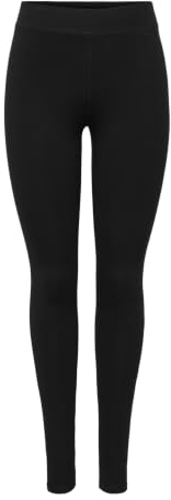 Only Onpperformance - Leggings de Punto para Mujer, Estampado: W. Negro y Rojo Negro, L