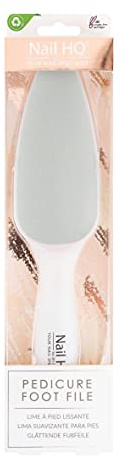 Nail HQ Dual-Sided Pedicure Foot File – Callus Remover for Wet & Dry Use – Ergonomic Handle, Coarse & Fine Grit for Smooth Feet – Cruelty-Free & Vegan