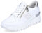 Rieker Damen Low-Top Sneaker N8321, Frauen Halbschuhe, lose Einlage,straßenschuhe,Strassenschuhe,Sportschuhe,Freizeitschuhe,Weiss (80),39 EU / 6 UK