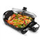 Emperial Multi Cooker Skillet - Multi-Function Electric Frying Pan Cooker, Non-Stick Surface with Vented Glass Lid, Adjustable Temperature Control 30cm x 30cm Pan Size - 1500W