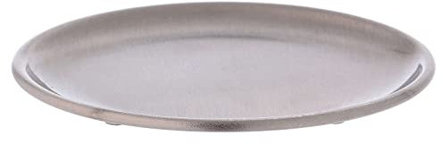 Holyart Portacandele in alluminio argentato satinato diam. 12 cm