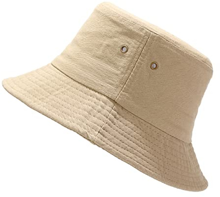 YAMEIZE Summer Trendy Cappello Pescatore Nero - per Donne Uomo Adolescenti UV400 Beach Viaggi Classico Bucket Hat Fishmen cap Sole Pesca Golf All'aperto
