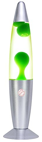 Vanful Green Magma Lamp with for Adults Kids Liquid Motion Lamps 13 Inches Mood Night Light with Sliver Base and Cap Decoration for Home Living Room Bedroom Girls Boys
