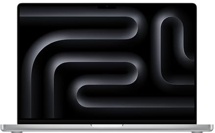 Apple 2023 MacBook Pro Laptop M3 Max Chip mit 16‑Core CPU, 40‑Core GPU: 16,2 Liquid Retina XDR Display, 48 GB gemeinsamer Arbeitsspeicher, 1 TB SSD Speicher. Funktioniert mit iPhone/iPad, Silber