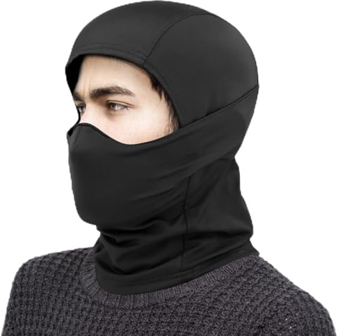 Qavctw Tactical Balaclava Shooting Mask Military Training Full Face Mask Paintball Motorcycle Fishing Hunting Mask Outdoor Black