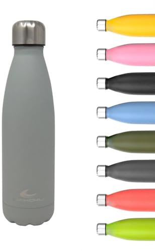 Daikoku - Botella Termica de Acero Inoxidable 500ML | A Prueba de Fugas | Bebidas Calientes por 12 Horas y Frías por 24 | Seguro y Saludable | Ideal para Senderismo, Gimnasio, Oficina | Verde Pastel