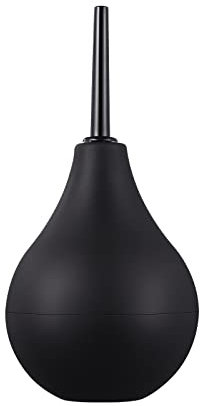 Healifty Clean Douche Safe Douche Medical Clean Enema Bulbs Washing Cleaning Kit for Men and Women (Black 160ml)