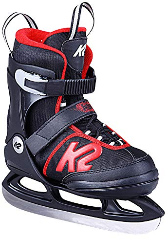 K2 Skates Jungen Schlittschuhe Joker Ice, black - red, 29,34 EU