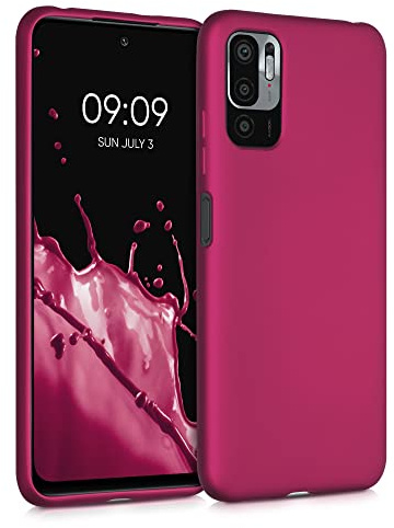 kwmobile Housse Compatible avec Xiaomi Redmi Note 10 5G Coque - Housse de téléphone Protection Souple en TPU - Rose métallique