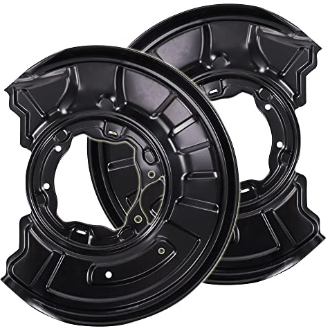 ATEC Germany 2x Placa de anclaje trasera izquierda y derecha protección contra salpicaduras para disco de freno Compatible con MERCEDES-BENZ Clase C (W204), Clase C T-Model (S204),Clase E Coupe (C207)
