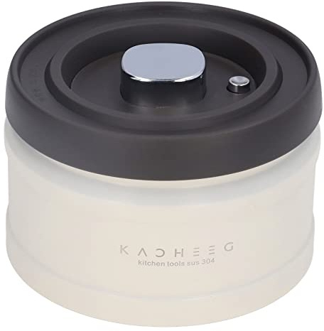 Latas de café Selladas Al Vacío de Gran Diámetro, Buen Sellado, Recipiente de café Hermético Apilable de Acero Inoxidable para en Casa, Acero Inoxidable 304 (750ML)