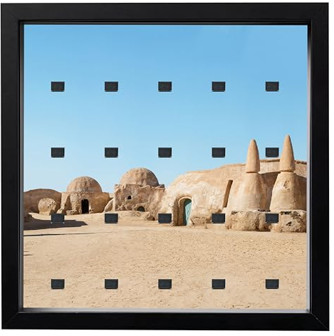 GetStones24 Vitrine für Lego® Figuren - 35x35cm Bilderrahmen - MF_0010