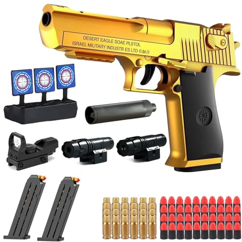 Leksakspistol för barn, M416 skumpistol, manuell påfyllning, mjuk leksakspistol för 12+ gåvor för barn