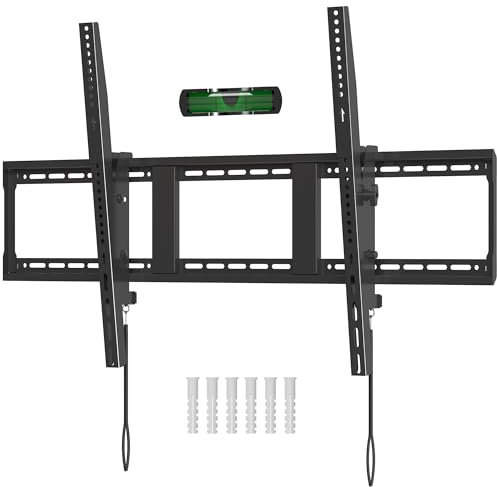 Suptek 100kg Heavy Duty Tilt TV Wall Mount for 49-120 Screens, Adjustable Tilt Wall Bracket, Fits 3 Studs of 16 and 2 Studs of 18 or 24, VESA 900x600mm, Universal for LED/OLED/LCD TVs, MT9