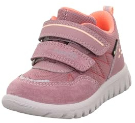Superfit Chaussures d'apprentissage de la Marche pour bébé Fille Sport7 Mini Gore-Tex, Violet Orange 8520, 22 EU