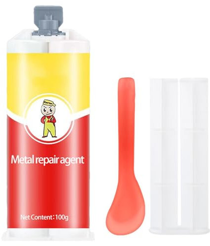 Pegamento Para Metal, 95 G Pegamento De Soldadura De Alta Resistencia Para Metal, Pegamentos Reparador Multiusos, Selladores Industriales Impermeables, Adhesivo Metálico Líquido