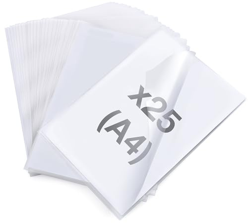 Rapesco 1829 ECO Aktmapp med Tumgrepp, A4, Transparent, 25 Pack