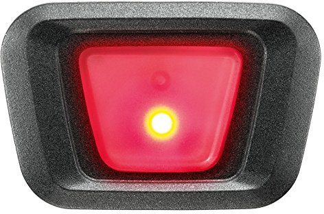uvex plug-in LED XB048 Licht - passend für uvex finale & uvex true Modelle - Dauer- oder Blinklicht - black-red - one size