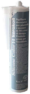 KERAKOLL SILICONE COLOR - 14 Cartuccia da 310 ml di sigillante decorativo per piastrelle e mosaici