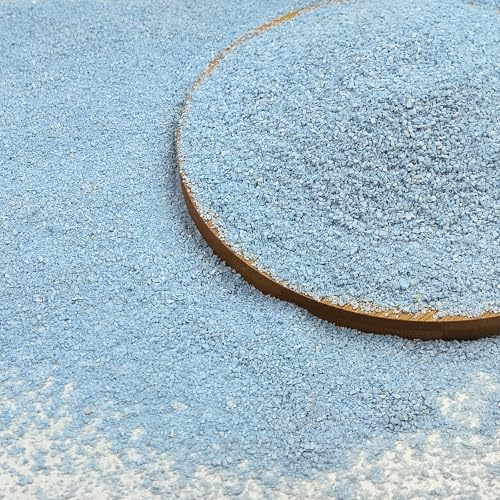FANTIAN 5 lbs Blue Sand, 0.4-0.8 mm Decorative Sand for Aquarium, Fish Tank, Succulents, Candle, Vase, Wedding Ceremony, Arts Crafts and Bowl Fillers