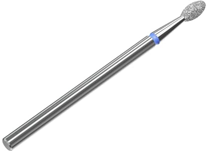 STALEKS PRO Expert Diamond Nail Drill Bit (Olive, Blue, 2.5mm Head / 5mm WP) – Medium Abrasiveness for Delicate Cuticle & Sidewall Processing in Hardware Manicure/Pedicure