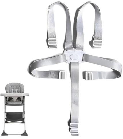 BDEPSTR 1 Arnes Seguridad Silla Niño, Correa Seguridad Carrito Bebe,Correa Seguridad Cochecito Bebé,Seguridad de 5 Puntos,Arnes de Cinco Puntos Bebé Arneses