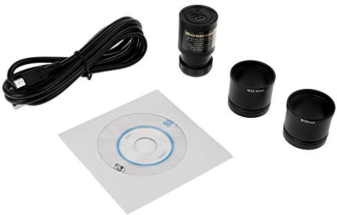 Für CMOS 2,0 MP USB Elektronisches Okular-Mikroskop, Kamera-Einbaugröße 23,2 mm, mit Adaptern 30 mm, 30,5 mm