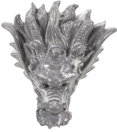 XINCXIN Ornamenti Fontana da tavolo, Fontana for interni, Decorazione for attrazione Fontana Fontana a testa di drago Fontana a muro Fontana for villa interna(Gray)