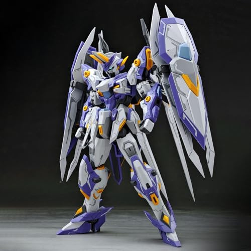 Pipigirl 1:144 Plastic Action Figures Kits, Aegis Knight Achilles, 6.3 in Mecha Model, Easy to Assemble