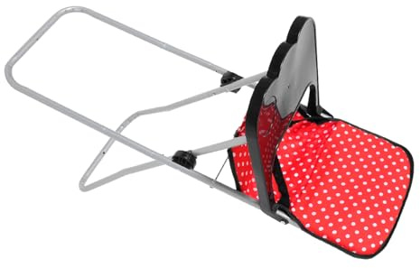 Abaodam Chaise Haute pour Poupée et Compacte Accessoire Poupon Réaliste et Compatible avec Petites Poupées pour Jeux Imitation et Créativité
