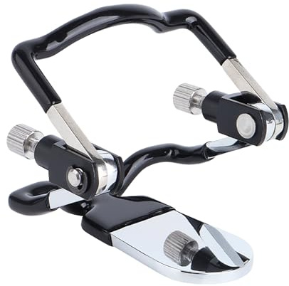 LZYLWC BDSM Knebel für Bondage aus Edelstahl Verstellbar mit Zungenplatte Mundknebel Sexspielzeug für Paare Extrem Sex Gag Ball für Frauen Männer BDSMs Spielzeug Hart（S)