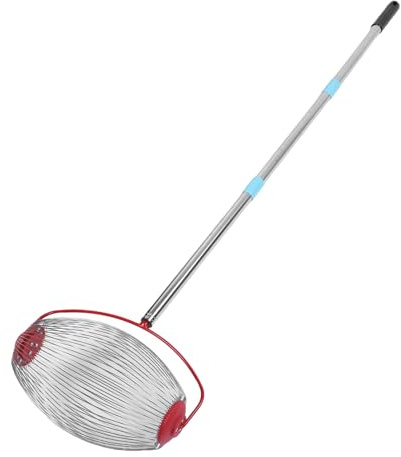 Irfora Efficient Nut Gatherer Stainless Steel Convenient Acorn Picker Upper Roller for Pecans Walnuts 44.7 Inch 3 Section (L)