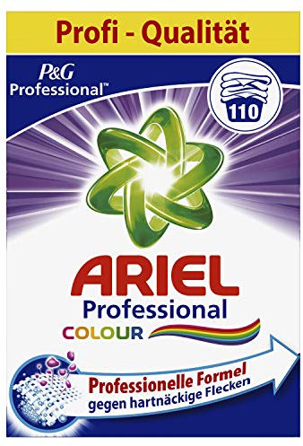 Ariel Professional Vollwaschmittel Pulver Colorwaschmittel 7,15kg – 110 Waschladungen