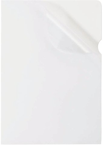 ELBA Sichthülle Premium, PVC, oben/rechts offen, A4, 0,14 mm, transparent, glatt (100 Stück), Sie erhalten 1 Packung á 100 Stück