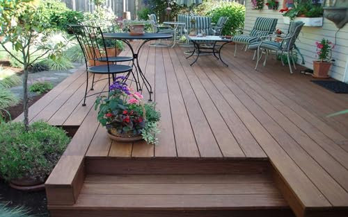 pavimento esterno in legno ipe 120mm | pacchetto 4m²
