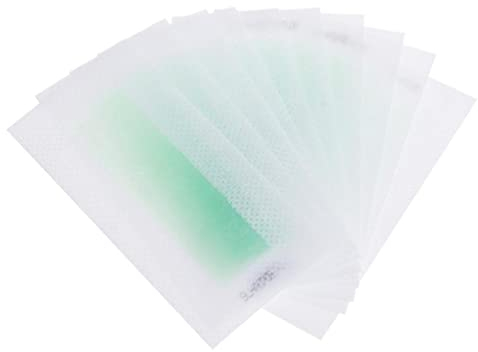 10x Hair Removal Depilatory Epilator Cold Wax Strips Paper Pad For Face Nonwoven Or To Clean Skin After Waxing. We Suggest To Moistened With After Wax To Protect Your Skin.