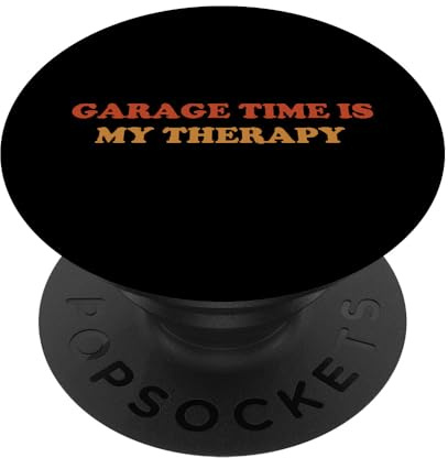 Garage Time Is My Therapy - Home Mechanics PopSockets Swappable PopGrip